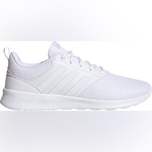 Adidas Women's Racer Running Walking Shoes Cloud White Clear Light Pink Sz 7.5